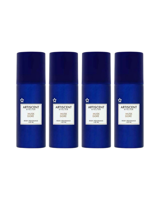 4 x Artiscent Atelier Musk Dore Body Fragrance 150ml