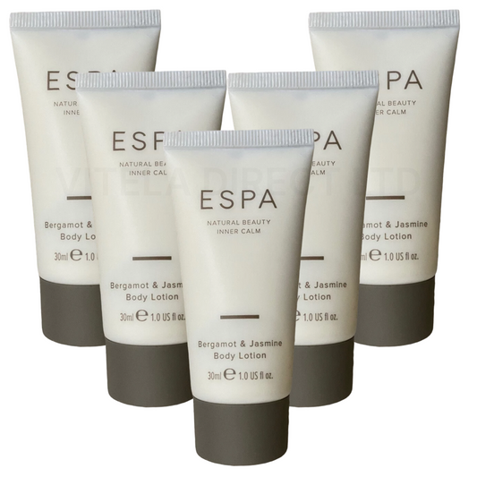 5 x ESPA Bergamot & Jasmine Body Lotion 30ml