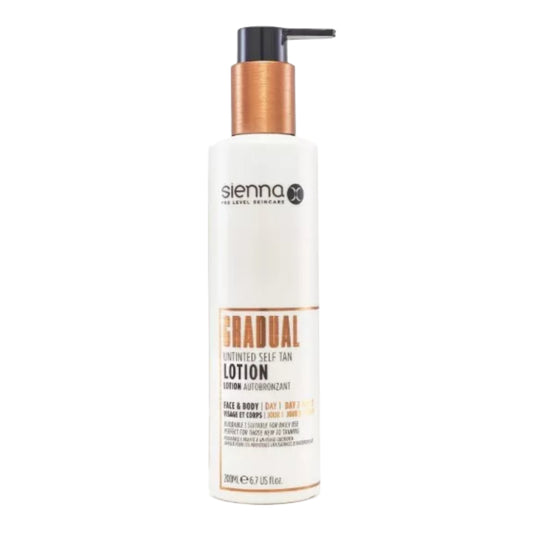 Sienna X Gradual Self Tan Lotion For Face And Body 200ml