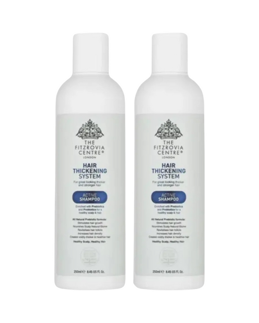 2 x The Fitzrovia Centre Hair Thickening System Active Shampoo 250ml