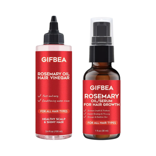 Gifbea Hair Growth Set Rosemary Hair Vinegar 100ml & Oil/Serum 30ml