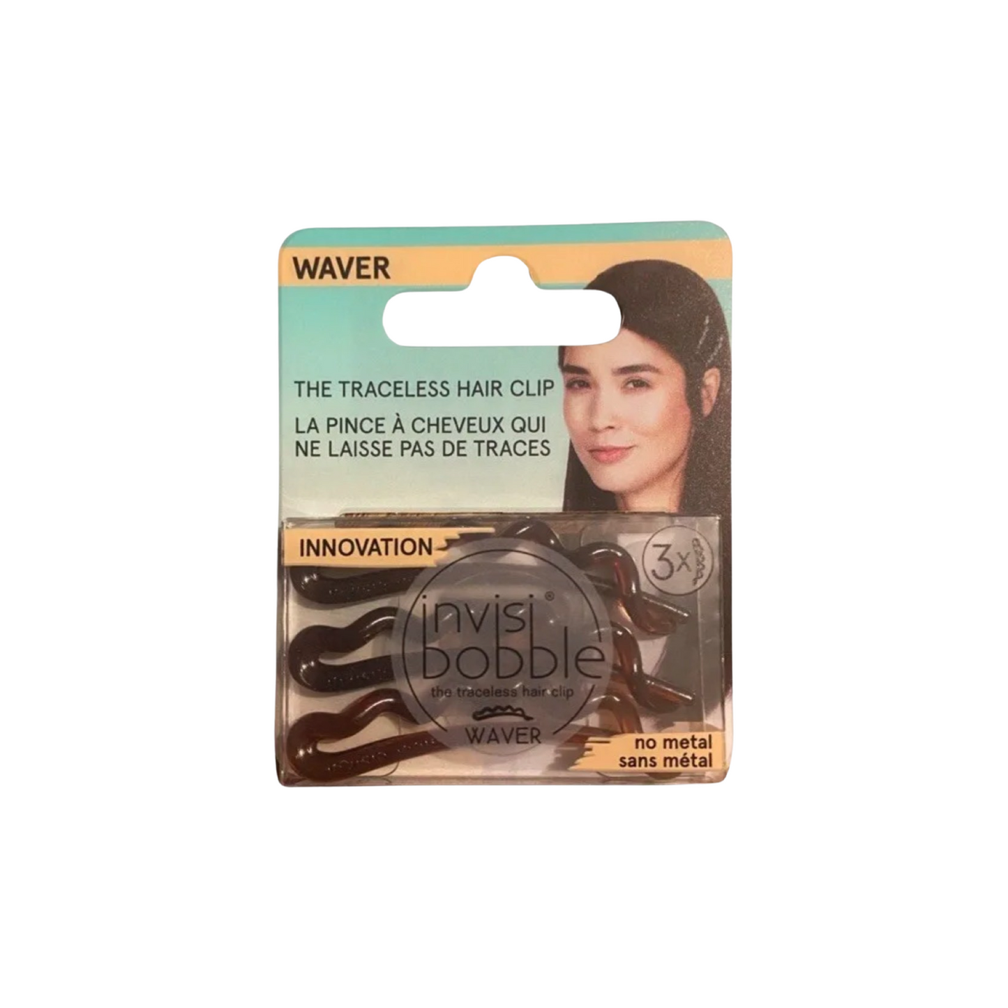 Invisibobble Waver Traceless Hair Clip Pretty Dark Brown