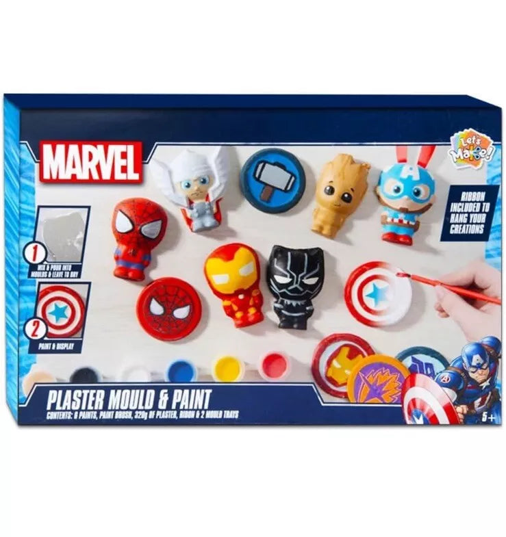 Marvel Plaster Mould & Paint Set